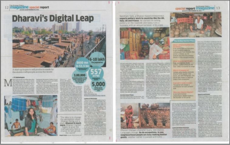 DHARAVI MARKET IN THE NEWS